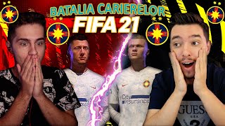 FIFA 21 LEWANDOWSKI VS HAALAND LA FCSB  BATALIA CARIERELOR CU FCSB ALATURI DE SINNER [upl. by Vas552]