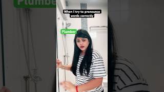 When I try to pronounce words correctly 😫relatable 😜🤣 comedy funny youtube shortsfeed video [upl. by Einhorn712]