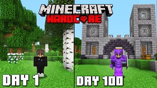 100 Hari Minecraft Zombie City Apocalypse Part2 [upl. by Ailad]