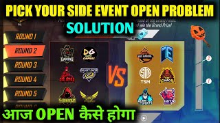 How To Open Ffic Pick Your Side Event Today Free Fire  Pick Your Side Event Rewads Kaise Milega [upl. by Aromas]