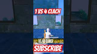 1 vs 4 clach bgmi shot videopubgmobile ❤ [upl. by Omarr]