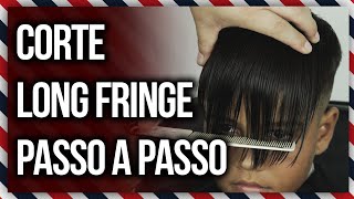 OLHA O TAMANHO DESSA FRANJA  LONG FRINGE PASSO A PASSO [upl. by Telracs387]