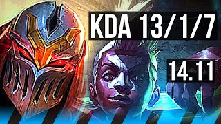 ZED vs EKKO MID  1317 1100 games Legendary  EUW Grandmaster  1411 [upl. by Laird]