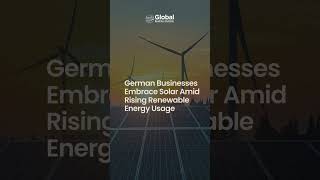 To cut costs German industry turns to solar power as renewables rule the roost [upl. by Evol423]