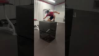 I failed my box jump 😢 shorts workout boxjumps [upl. by Kristopher]