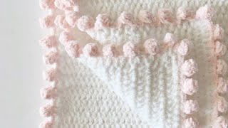 Crochet Blanket Dot Border [upl. by Kreiker772]