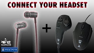 How to use your headset with the FragFx Piranha PS4FragFx Shark PS4 [upl. by Efinnej502]