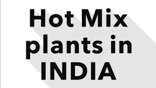 Asphalt Hot mix plant  hot mix plant images  hotmixplant  hot mix plant working in india 2019 [upl. by Ahslek]