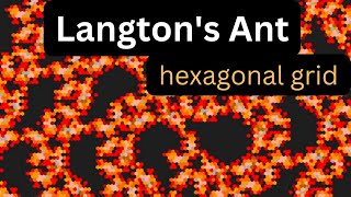 Langtons Ant on a hexagonal grid [upl. by Vernen]