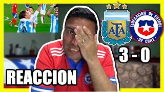 ARGENTINA vs CHILE Reaccion a goleada de Argentina [upl. by Adnilram726]