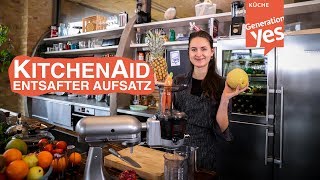 Warum uns der KitchenAid Entsafter Aufsatz 5KSM1JA so begeistert [upl. by Kired]