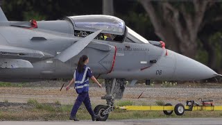 A Morning at CRUZEX F15 F16  F39 Gripen F5 KC390 A29 Various Aircraft Taking Off [upl. by Iona]