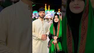 Ali Shanawar With Wife In Shire Imam Hussain As alishanawar [upl. by Nnaeinahpets]