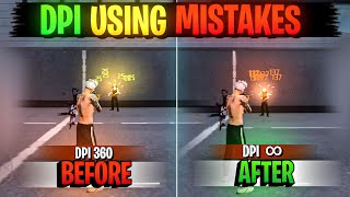 USE THIS 🤫  SECRET DPI  FOR HEADSHOT  Free fire best “DPIquot settings [upl. by Atnuahs]