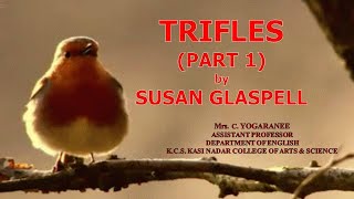 Trifles I by Susan Glaspell [upl. by Eelrahs]