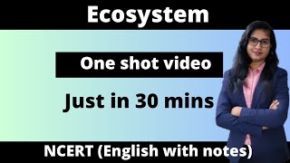 Ecosystem one shot video 2nd puc biology in kannada 2ndpucbiology 2ndpuc pcmb biology [upl. by Anaibib]