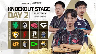 🔴 EN ESPORTS WORLD CUP FREE FIRE  KNOCKOUT STAGE DAY 2 [upl. by Nyloj410]