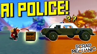 AI COPS vs ROBBERS CHALLENGE  Scrap Mechanic Multiplayer Monday Ep 105 [upl. by Mensch51]