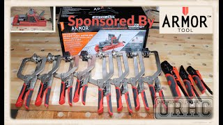 Armor Tool Auto Adjust Hand Held Clamps Pliers And Auto Jig Pocket Hole System [upl. by Trust]