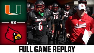 Miami vs Louisville Full Game Replay  2024 ACC Football [upl. by Micheal157]