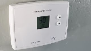 Honeywell Home Non Programmable Thermostat [upl. by Aninat]