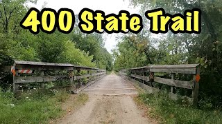 400 State Trail  Elroy to La Valle  Gravel Biking WI [upl. by Yggep]