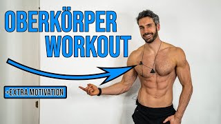 15 MIN OBERKÖRPER WORKOUT  MOTIVATION [upl. by Alleoj]