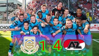 Fc Groningen Vs AZ Alkmaar 14 FullTime All Goals Highlights 1102022 [upl. by Alletneuq]