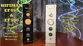 HiFiMan EF499 amp EF500 DACHeadphone AmpStreamer AIO Reviews  These or a Separates Stack [upl. by Naired]