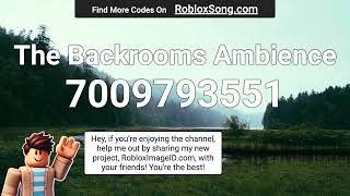 The Backrooms Ambience Roblox ID [upl. by Jochbed223]