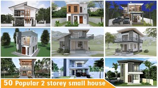 Best Small 2 storey house design [upl. by Eisso]