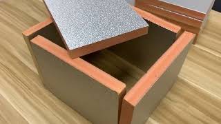 Ventech Phenolic Preinsulated Duct Panel HVAC Insulated Duct Board [upl. by Balbur]