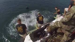 US Army Divers Reenlist on the USS Arizona [upl. by Best]