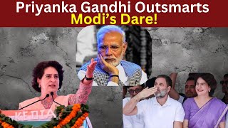 Priyanka Gandhi Responds to PM Modis Dare l TSW News [upl. by Niret]