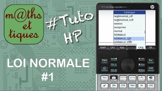 PROBA  Calculer une probabilité pour une loi normale  Tutoriel HP Prime [upl. by Eniladam592]