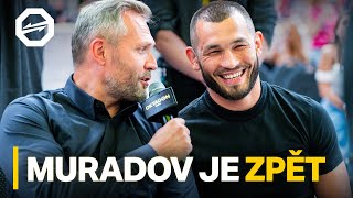 Vítej zpět MAKHMUD MURADOV se stává součástí OKTAGON MMA [upl. by Aizek292]