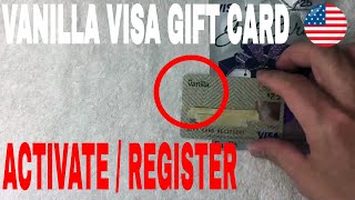 ✅ How To Activate And Register Vanilla Visa Gift Card 🔴 [upl. by Jaan]