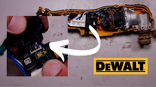 Dewalt oscilocating multitool working intermittent  try this quick repair [upl. by Einnol]