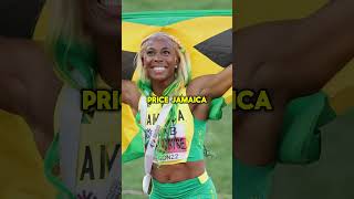 The Top 5 Fastest Female 100Meter Runners shorts [upl. by Boak]