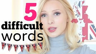 How to pronounce 5 difficult words  British English Pronunciation  Free PDF and Quiz [upl. by Akir633]