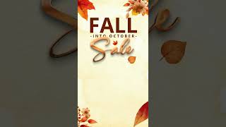 Fall Into October Savings [upl. by Anec]