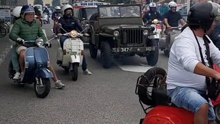 Raduno Vespa e Auto dEpoca Militari [upl. by Pauletta]