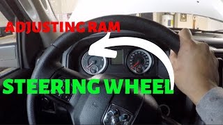 HowTo Adjust Ram 25003500 Steering Wheel DRAG LINK [upl. by Lever]