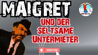 MAIGRET und der seltsame Untermieter krimihörspiel retro 1966 HWHamacher Gudrun Dauter [upl. by Cranston]