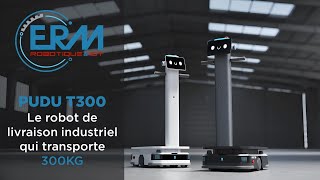 Robot de transport de marchandises industriel Pudu T300 [upl. by Okin]