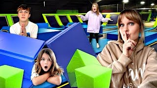 LAST to Be FOUND in a TRAMPOLINE Park WINS [upl. by Ruford]