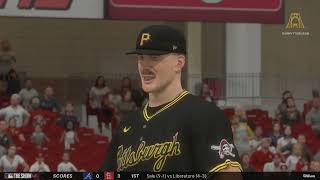 Paul Skenes Debut MLBtheshow24 gaming mlbtheshow paulskenes baseball pirates [upl. by Naed]