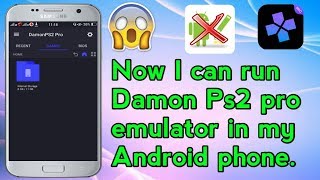 RUN DAMON PS2 EMULATOR IN ANDROID  Fix problem  December 2017 [upl. by Alegna]