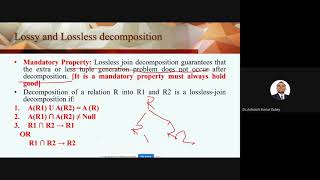 L2114 Decomposition and its Desirable Properties in DBMS [upl. by Ekim]