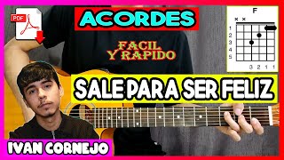 TUTORIAL Sale Para Ser Feliz Ivan Cornejo Guitarra Acordes [upl. by Irac205]